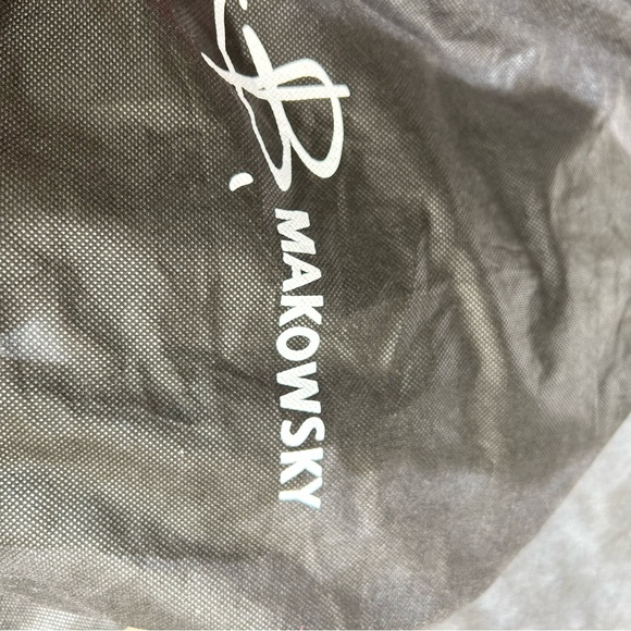 B. Makowsky Black Leather Large Tote - Picture 11 of 11